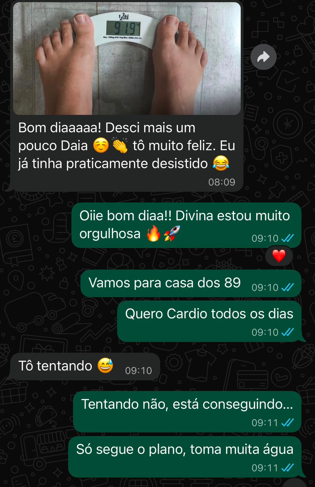 Evolução na Balança